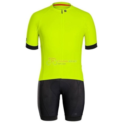 Bontrage Cycling Jersey Kit Short Sleeve 2020 Yellow