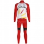 Cofidis Cycling Jersey Kit Long Sleeve 2020 Red