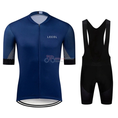 Le Col Cycling Jersey Kit Short Sleeve 2020 Blue