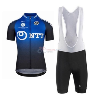 NTT Pro Cycling Cycling Jersey Kit Short Sleeve 2020 Blue Black