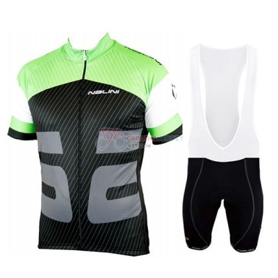 Nalini Cycling Jersey Kit Short Sleeve 2019 Green Black