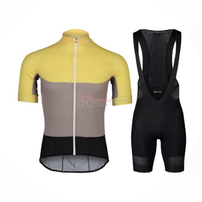 POC Cycling Jersey Kit Short Sleeve 2021 Yellow