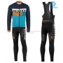 Scott Cycling Jersey Kit Long Sleeve 2016 Black And Blue