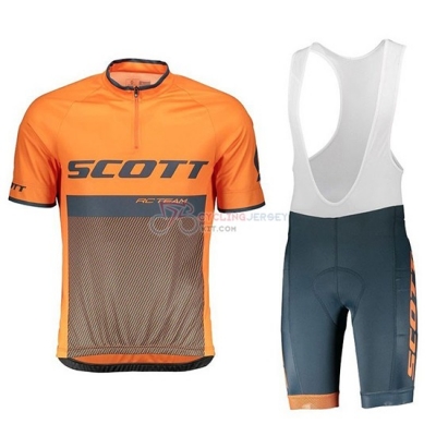 Scott Rc Cycling Jersey Kit Short Sleeve 2018 Black Orange