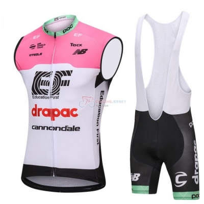 Wind Vest 2018 Cannondale Drapac White and Pink
