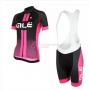 Women ALE Cycling Jersey Kit Short Sleeve 2018 Pink