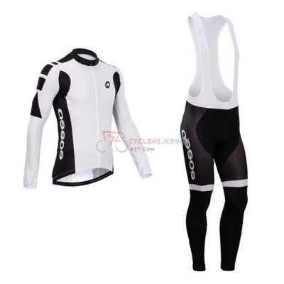 Assos Cycling Jersey Kit Long Sleeve 2014 White And Black