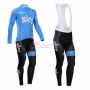 Sky Cycling Jersey Kit Long Sleeve 2014 Sky Blue